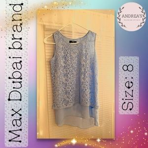 Floral sleeveless blouse